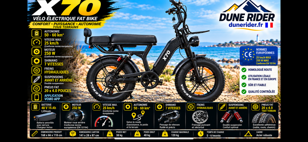 Fat bike dunerider x70