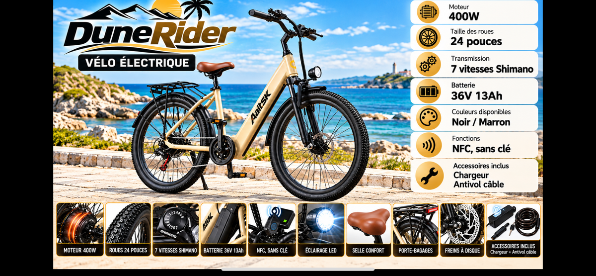 Vélo de ville confort